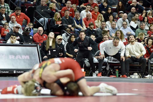 The Rutgers wrestling team will look to end its regular season on a positive note against Bloomsburg on Wednesday night.  – Photo by Ashley Caldwell