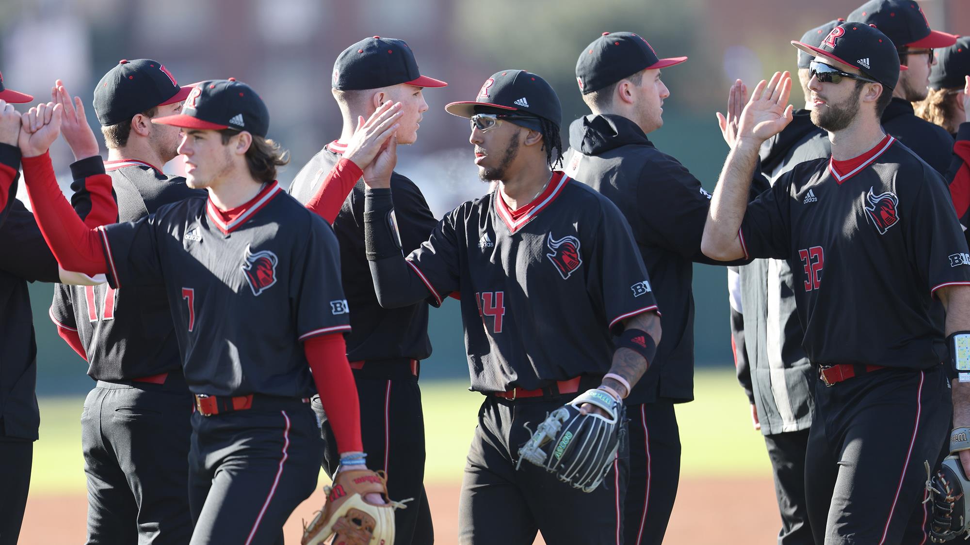 Rutgers Scarlet Knights Magic Grits Baseball Jersey: Rutgers