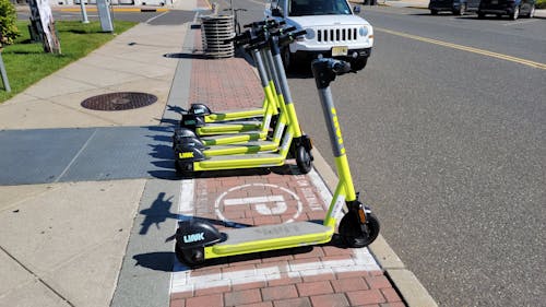 Rutgers researchers examined bicycle and e-scooter use in Asbury Park.  – Photo by @skytopjf / X.com