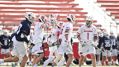 The Rutgers men's lacrosse team began their 2021 campaign with an opening day victory over Penn State. – Photo by Scarletknights.com