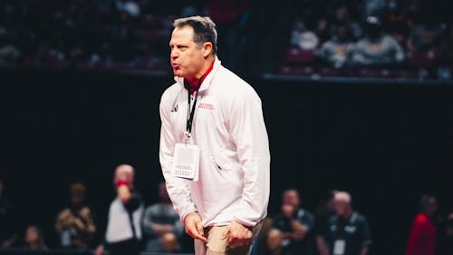 Head coach Scott Goodale thinks that the Rutgers wrestling team can find success at the NCAA Championships in Kansas City, Missouri.  – Photo by Evan Leong