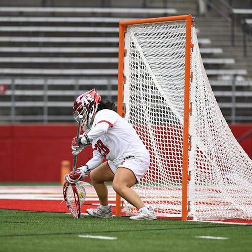 Senior goalkeeper Sophia Cardello will have a busy day between the pipes when the Rutgers women's lacrosse team does battle with Georgetown on Saturday. – Photo by @rutgerswomenslacrosse / Instagram
