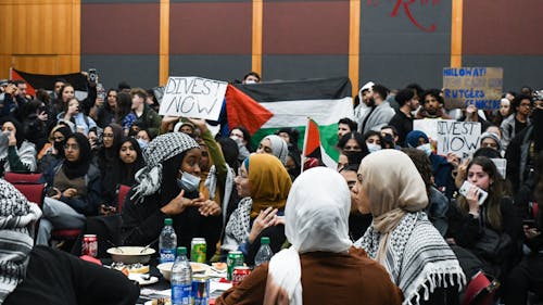 A majority of the Rutgers—New Brunswick student population voted "Yes" to divest from companies that gain from or are involved in the government of Israel's human rights violations. – Photo by The Daily Targum