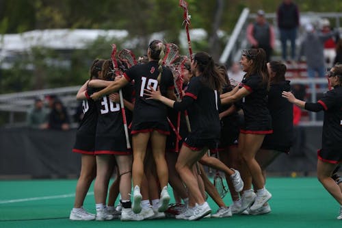 The Rutgers women's lacrosse team defeated Maryland 9-8 to advance to the semifinals of the Big Ten Tournament.  – Photo by Scarletknights.com