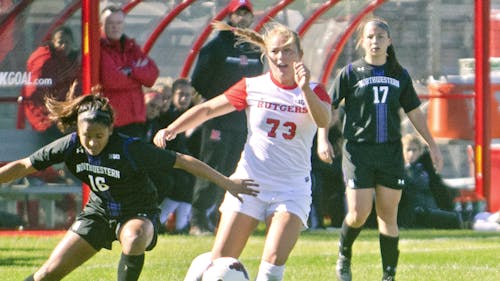 Sophomore midfielder Madison Tiernan and RU’s offense came to life in a 2-0 win at Ohio State. Rutgers had not scored since Oct. 17. – Photo by Photo by Dennis Zuraw | The Daily Targum