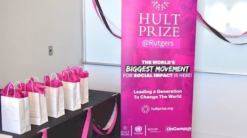 The Rutgers chapter of the Hult Prize brings students together to promote entrepreneurial ideas. – Photo by @hultprizeru / instagram