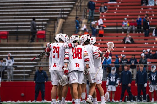 The Rutgers men's lacrosse team finished the regular season with a 15-9 loss to Penn State on Senior Day. – Photo by Christian Sanchez
