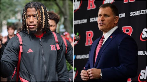 Head coach Greg Schiano and junior defensive lineman Wesley Bailey will look to lead the Rutgers football team past Michigan State this Saturday. – Photo by ScarletKnights.com