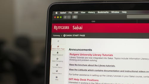 Sakai, a learning management system used at the University, will be replaced by Canvas. – Photo by Kelly Carmack