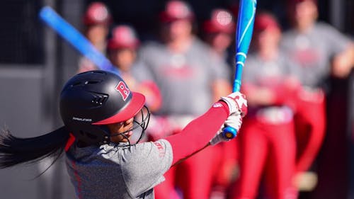 Junior outfielder Morgan Smith's home run against Robert Morris was one of the highlights for the Rutgers softball team during last weekend's Low Country Classic. – Photo by ScarletKnights.com