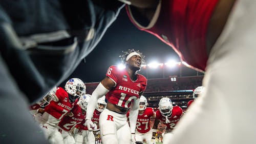Sophomore defensive back Max Melton and the Rutgers football team's upset bid over No. 3 Michigan went up in flames in the second half of last night's game. – Photo by Rutgers Men’s Football / Twitter