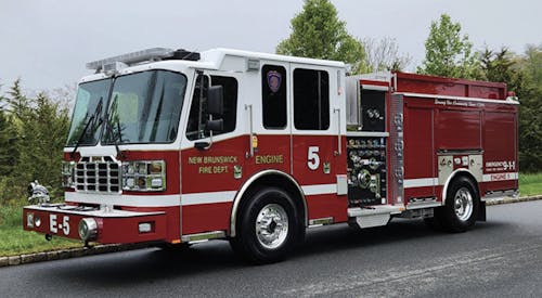 The New Brunswick Fire Department (NBFD) was recently allocated $70,000 in state grants, the second-highest amount awarded within Middlesex County. – Photo by @FireApparatus1 / X