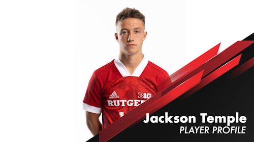 Graduate student midfielder Jackson Temple has been a stalwart for the Rutgers men's soccer program and is putting together one of his most prolific seasons this year. – Photo by Ice You