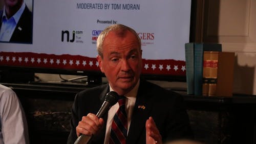 Gov. Phil Murphy (D-N.J.) said his administration was committed to growing the state from the middle out and lifting communities from the bottom up. He aims to achieve this by enhanced partnerships for students and access to fee-free college-preparatory programs. – Photo by The Daily Targum