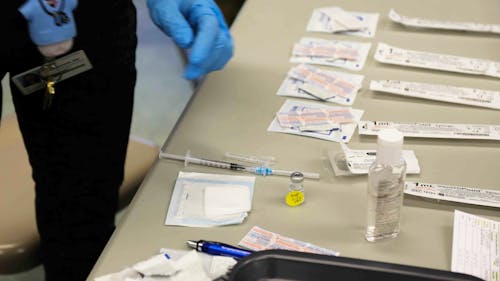 Out of all New Jersey residents, approximately 9.9 percent have gotten at least the first coronavirus disease (COVID-19) vaccine dose, and approximately 2.9 percent have received both doses as of yesterday. – Photo by Gov. Phil Murphy / Flickr