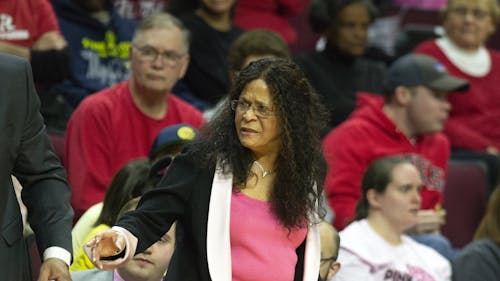 Rutgers head women's basketball coach C. Vivian Stringer will look to lead the Knights into the National Collegiate Athletic Association (NCAA) Tournament this year. – Photo by Benjamin Chelnitsky