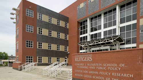 Many of the services of the Master of Fine Arts program are offered in the Civic Square Building in downtown New Brunswick, such as computer labs, printmaking facilities, a wood shop and project rooms for works that are in progress. – Photo by Rutgers.edu