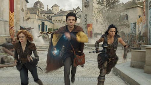 Sophia Lillis, Justice Smith and Michelle Rodriguez are three members of the adventurous party in the new thrilling fantasy-adventure flick, "Dungeons & Dragons: Honor Among Thieves." – Photo by @dungeonsanddragonsmovie / Instagram