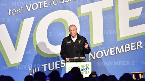 Gov. Phil Murphy (D-N.J.) said the proposal will fund several capital construction and infrastructure efforts throughout the state. – Photo by Samantha Cheng