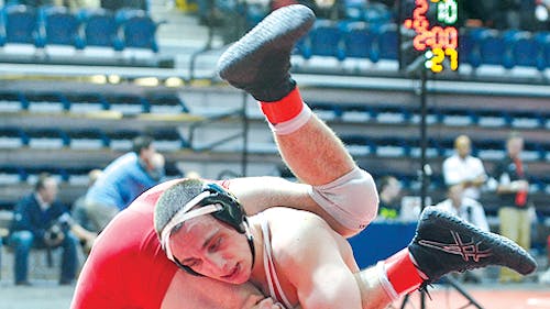 Senior 165-pounder Nick Visicaro returns to RU’s starting lineup after time away. – Photo by Photo by File Photo | The Daily Targum