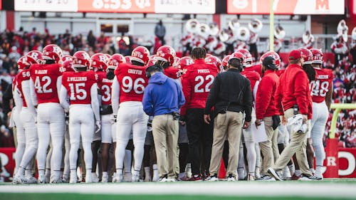 The Rutgers football team lost to Maryland to close out 2023, marking a four-game losing streak to end the regular season. – Photo by Evan Leong