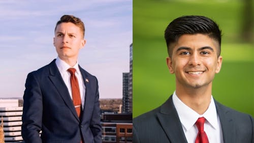 Rutgers University Student Assembly President Gavin Mayes and Vice President Nikhil Sadaranganey, School of Arts and Sciences juniors, said their first 100 days in office will involve campus and program reforms for the fall semester. – Photo by Gavin Mayes / Instagram and Rutgers.edu