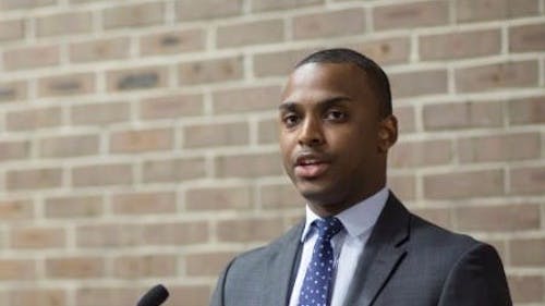 Marques Jules is the senior class gift campaign coordinator for the Rutgers Class of 2018 Scarlet Senior Campaign. As a graduating senior, he works to inform his fellow classmates of the importance that a donation can have on the student experience. – Photo by Linkedin