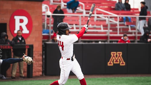 Junior infielder Josh Kuroda-Grauer is a standout player for the Rutgers baseball team eager to make an impact this week against Michigan State. – Photo by Evan Leong