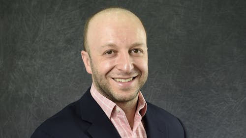 Alex Kontorovich, professor in the Department of Mathematics, took over as distinguished visiting professor for the Public Dissemination of Mathematics on Sept. 1 at the National Museum of Mathematics.
– Photo by Rutgers.edu