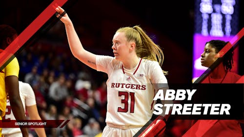 Graduate student guard Abby Streeter, who transferred to the Rutgers women's basketball team from Hartford, has significantly impacted the Scarlet Knights (12-19, 5-13) from the three-point line. – Photo by Ice You
