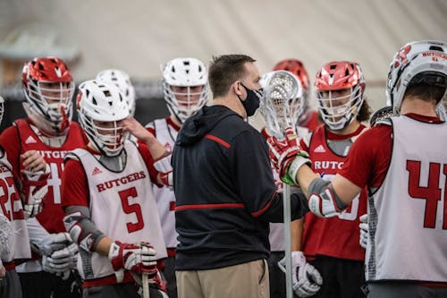 The Rutgers men's lacrosse team faces off against Ohio State, with both teams looking to get to 2-0 for the 2021 season.  – Photo by Scarletknights.com