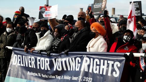 In order to fully honor Dr. King's legacy, we need to commit to taking action to advance voting rights.  – Photo by RFK Human Rights / Twitter