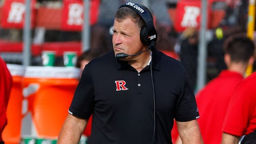 Head coach Greg Schiano will lead the Rutgers football team into one of the team's biggest matchups in his second tenure when it hosts Iowa on Saturday night. – Photo by Scarletknights.com
