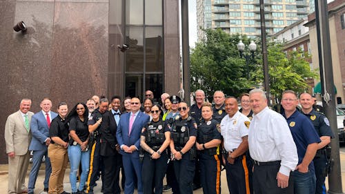 The Safe Place program, which supports those affected by acts of bias and hate, was recently introduced by the Middlesex County Prosecutor's Office at the Middlesex County Courthouse following a Pride flag-raising ceremony.  – Photo by Jacob Callahan / LinkedIn