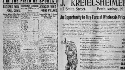 The New Jersey Digital Newspaper Project will bring more than 100,000 pages from three New Jersey newspapers online. The papers provide a look into the state's history and a plethora of interesting stories. – Photo by Rutgers.edu