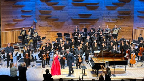 The Rutgers Symphony Orchestra rounded out the month with a memorable performance, featuring some familiar faces. – Photo by Isaac Reed-Schwartz