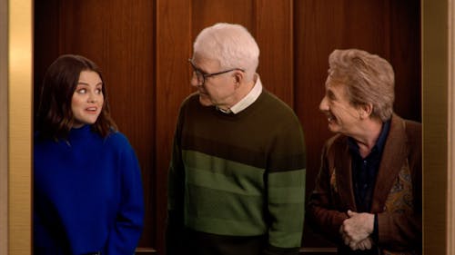 Selena Gomez, Steve Martin and Martin Short star in "Only Murders in the Building," an uproariously funny Hulu sitcom. – Photo by Only Murders In the Building / Twitter