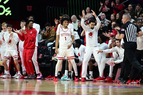 The Rutgers men's basketball team bested Nebraska 87-82 in a back-and-forth game. – Photo by @RUAthletics / X.com