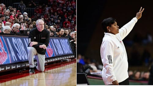 Head coaches Steve Pikiell and Coquese Washington have lost numerous players to the transfer portal in the past week and now must focus on filling out their rosters for the Rutgers men's and women's basketball teams. – Photo by Christian Sanchez , Ben Solomon / scarletknights.com 