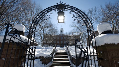 Students, experts and a University spokesperson provide input on the snowfall that occurred in the first week of the semester and caused classes to be cancelled or moved to an online format.  – Photo by rutgers.edu