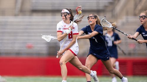 Junior midfielder Cassidy Spilis and the No. 14 Rutgers women's lacrosse team made history in the home finale against Penn State. – Photo by Rutgers Women's Lacrosse / Twitter