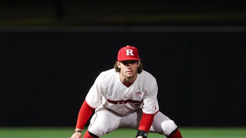Redshirt sophomore infielder Tony Santa Maria leads the Rutgers baseball team in home runs and will look to continue raking in this weekend's series against High Point. – Photo by @rutgersbaseball / Instagram
