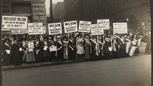 Woman's rights groups, among many others, fought for freer access to the polls. The fight is not over, but if you can vote, you must do so. – Photo by Wikimedia Commons