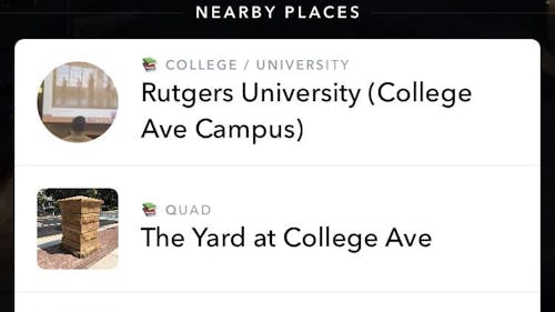 The Rutgers Snapchat story flips through short video segments submitted by anyone within the school’s geographical borders. One of the app’s new features relies on student journalists to share honest accounts of hyperlocal news. – Photo by Thomas Boniello