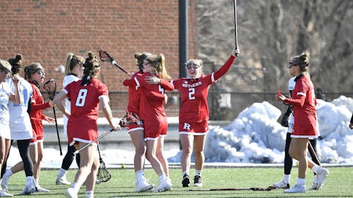 The Rutgers women's lacrosse team looks to follow up its first ever win against John Hopkins with a ranked victory over Ohio State. – Photo by Scarletknights.com
