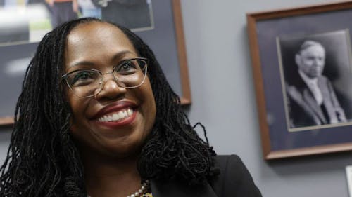 Ketanji Brown Jackson was nominated to the U.S. Supreme Court on Feb. 25 and was confirmed to serve on the Court yesterday.   – Photo by TIME / Twitter