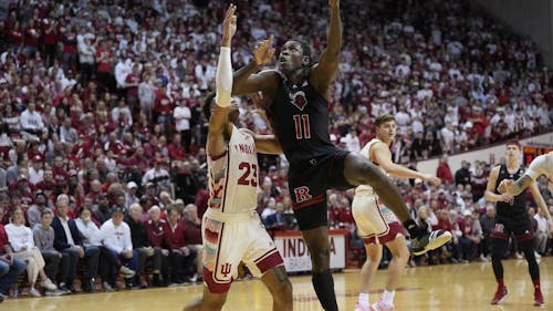 Junior center Clifford Omoruyi will need to make a strong impact in order for the Rutgers men's basketball team's quest for a bounce-back win against Illinois to succeed. – Photo by ScarletKnights.com