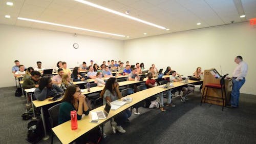 A recent study found the Rutgers Business School had one of the top 10 most diverse faculties in the country. The University ranked 4th, behind North Carolina, Howard University and Florida A&amp;M. – Photo by Henry Fowler