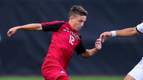 Senior midfielder Jackson Temple hopes to build off of his performance last week as the Rutgers men's soccer team gets set to face Wisconsin in Madison.  – Photo by Rutgers Mens Soccer / Instagram