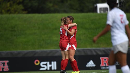 The Rutgers women's soccer team set program history in its win over Ohio State, becoming the first team to start a season with nine consecutive wins. – Photo by Rutgers Women's Soccer / Twitter